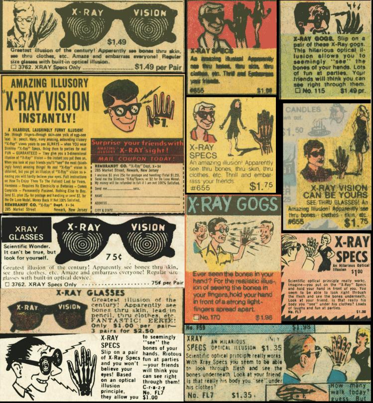 comic book x ray glasses