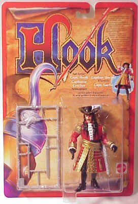1991 Mattel Hook Carded Action Figure - Multi-Blade Capt. Hook