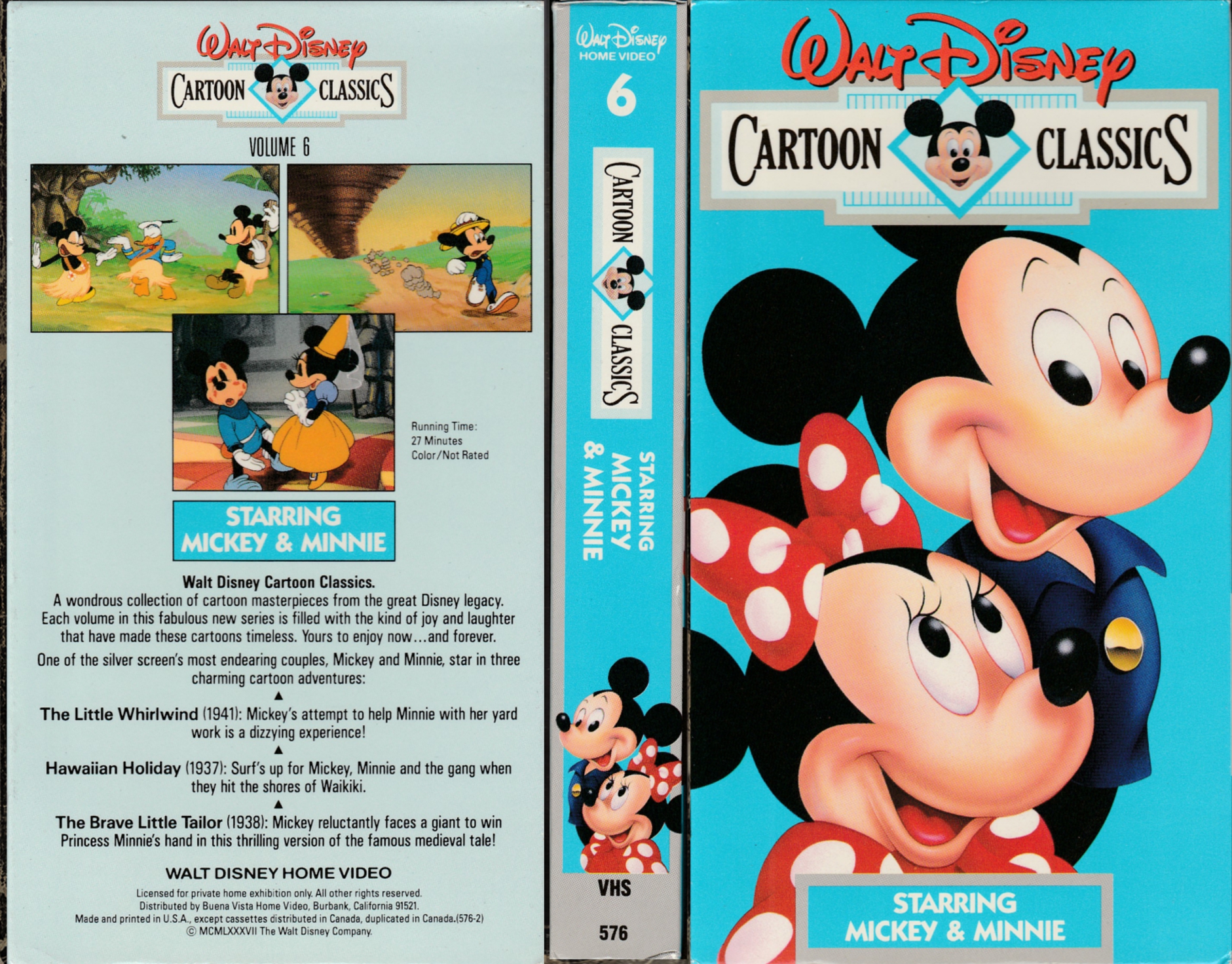 Walt Disney Cartoon Classics V 1 Here S Mickey Vhs 19 - vrogue.co