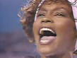 Whitney Houston singing at the Super Bowl in 1991